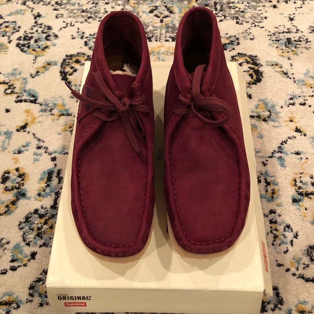 Supreme X Clarks Wallabee (Crocodile) - Picture 2 of 7
